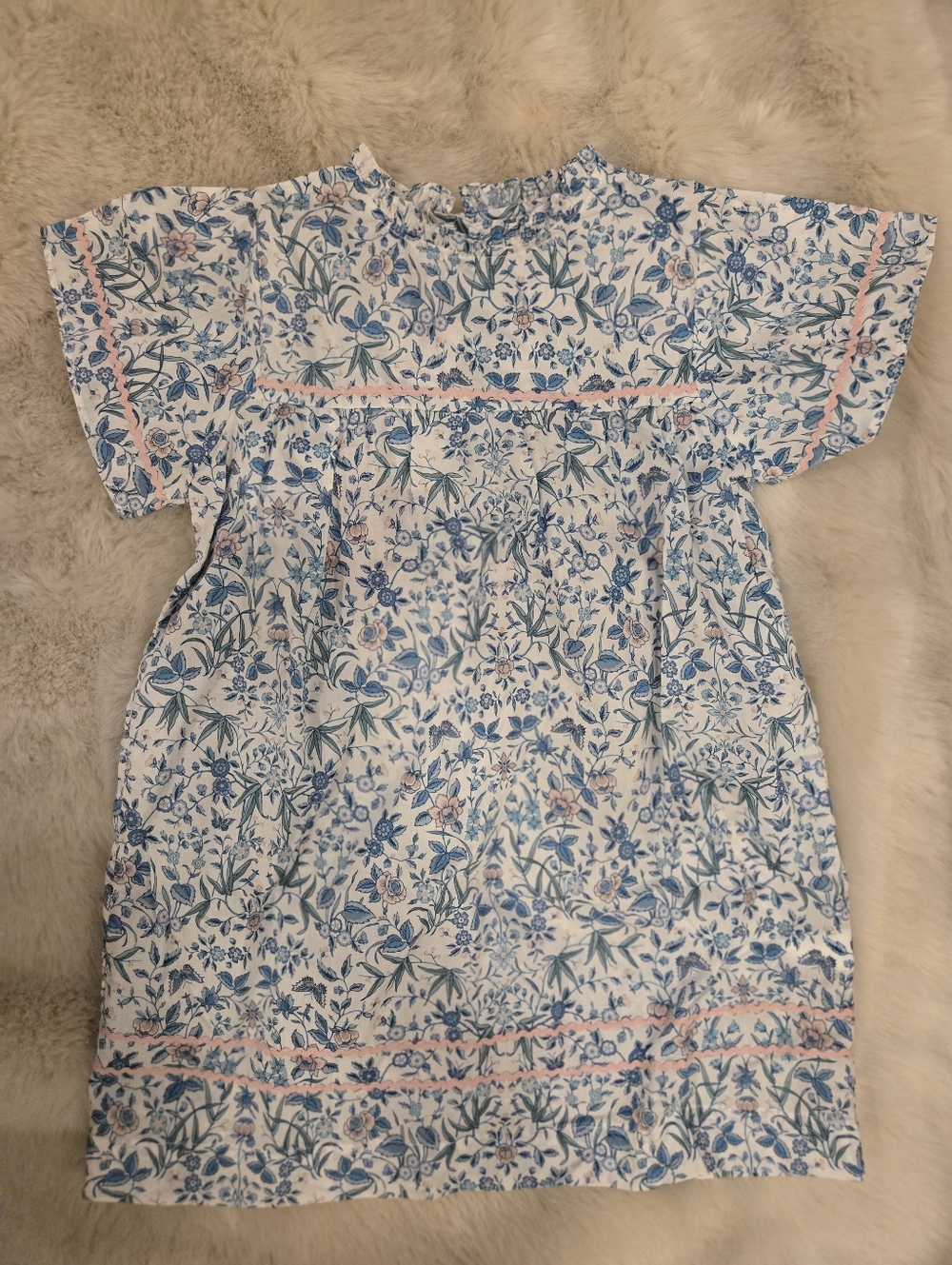 Marie Puce Paris Liberty Print Dress – Size 3 (Fits ~2–3T)